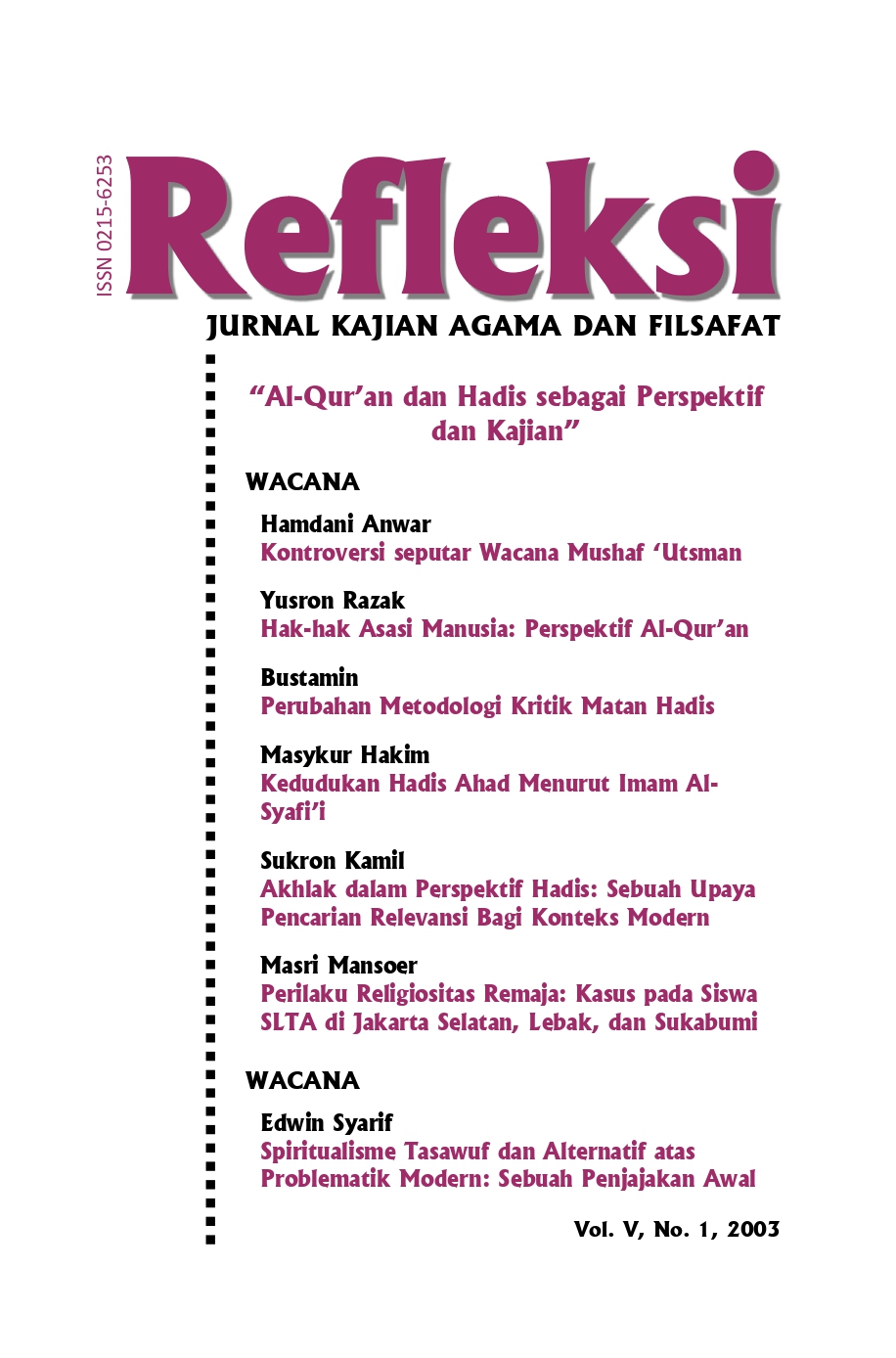 Cover Page
